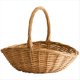 thumbnail image 1 of Cesta de Mimbre con Asa, Cesta de Compras de Mimbre, Cesta de Regalo, Cestas de Picnic, Cesta de Almacenamiento de Cocina - Grande, 1 of 5