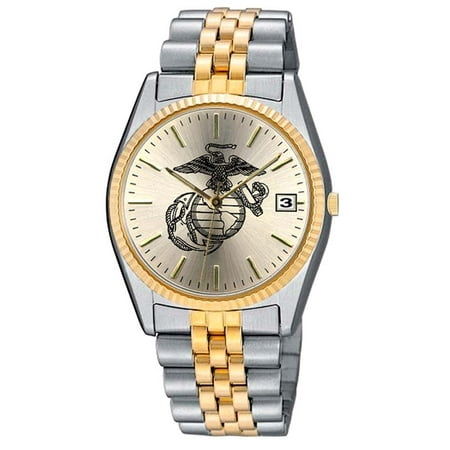 US Marines 2 Tone Bracelet Watch