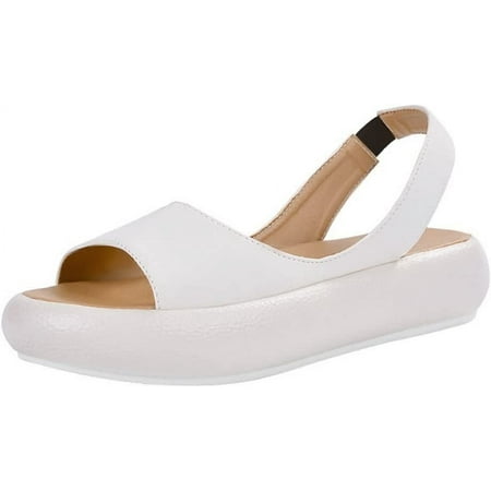 

Candy Color Women Sandals Summer Rome Slip-on Breathable Non-Slip Shoes Woman Slides Casual Female (Color : White Size : 41 Code)