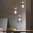 thumbnail image 3 of Hanging Lamps Dining Room Living Room Kitchen Island Metal Black Retro Lamp Pendant Light Plug In, 3 of 4