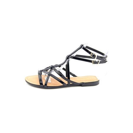 guess black gladiator sandals