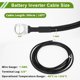 thumbnail image 4 of Cables Inversores de Batería de Cobre Estañado de 10FT con Terminal de 3/8" Lug de 7 AWG - 1 Pc Negro, 4 of 7