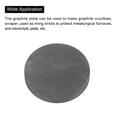 thumbnail image 4 of Unique Bargains Round Graphite Block Disk Ingot Graphite Electrode Plate 40x5mm for Melting Casting, Electrolysis, Pack of 2, 4 of 4