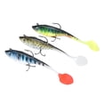 thumbnail image 2 of Señuelo de simulación Artificial suave con cola en T, cebo de pesca en el mar, accesorio de señuelo, señuelo suave con revestimiento, 2 of 13