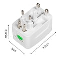 thumbnail image 5 of International Plug AdapterUniversal Travel Adapter 1500W Universal Power Adapter International Wall Charger High-End Performance, 5 of 5