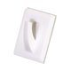 thumbnail image 1 of Ganchos utilitarios Hillman OOK blancos, 1 paquete (paquete de 12), 1 of 1