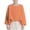 Orange, variant on HAiming Plaid Sweatshirts for Kids Long Sleeve Crew Neck Loose Casual Pullover Shirts Fall Winter Outdoors Sweater