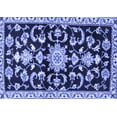 thumbnail image 1 of Ahgly Company Indoor Rectangle Persian Blue Traditional Area Rugs, 3' x 5', 1 of 4