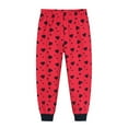 thumbnail image 3 of FEDPOP Girl Valentines Day Pajama 100% Cotton Pjs Long Sleepwear Pajamas 6T, 3 of 7