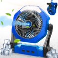 thumbnail image 1 of Ventilador nebulizador para acampar Ausic de 8 pulgadas con tanque de agua ligero de 250 ml, 1 of 6