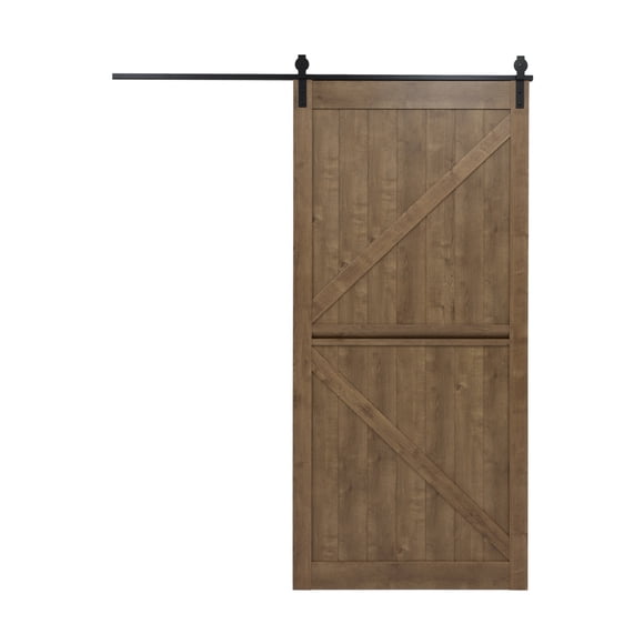 Puerta Corrediza Roble Centenario Tipo Granero 100x215 cm