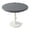 Gray, variant on TOPCHANCES Fitted Round PVC Tablecloth 35 Inch, Waterproof Oil-Proof Vinyl Table Cover for Kitchen Dinning Room Picnic Holiday Party Decoration (Gray)