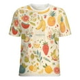thumbnail image 5 of Various Fruits Women's T-Shirt Short Sleeve T Shirts Tops Tee Ladies Loose T, 5 of 6