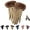 Brown, variant on Chic Plush Cuff Winter Gloves, Winter Gloves for Women With Faux Fur Cuff Touch Screen, for Outdoor Driving,Ladies Gift