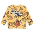 thumbnail image 4 of Disney Lion King Simba Timon Pumbaa Waffle Knit Drop Shoulder Sweatshirt and Jogger Pants Set Newborn to Toddler, 4 of 5
