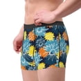 thumbnail image 3 of Wukai Sunflowers Print Men’s Underwear Breathable Boxer Briefs,&nbsp;Moisture Wicking & Breathable-X-Large, 3 of 7