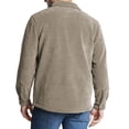 thumbnail image 2 of Copper & Oak Men's Shirt Jacket Stretch Fabric Side Pockets, Tan Large, 2 of 4