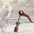 thumbnail image 2 of Miangastore Quick Release Hub Road Bike Mountain Bike Front & Rear Axle Hollow Shaft Set with Standard Spacing (Red), 2 of 8