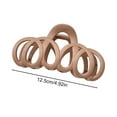 thumbnail image 6 of Harmtty Women Hair Claw Large Size Back Head Hair Clip Geometric Hollow Design Shower Hair Clamp Hair Accessories, 6 of 8