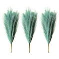 thumbnail image 3 of ZOELNIC Artificial Pampas Grass Decor Tall 17.7" Faux Bulrush Reed Grass Artificial Flowers for Vase Filler Flower Arrangement Living Room Wedding Boho Home Decor, 3PCS, 3 of 7