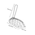 thumbnail image 2 of unbranded Rasqueta Para Cocina De Acero Inoxidable Con De Malla Para Preparar Fideos Y Gelatina, 2 of 6