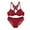 Red, variant on Plus Size Bras for Womens,Women's Bra, Fashion Woman's Lace Beauty Back Solid Strap Wrap Plus Size Bra Underwear