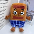 thumbnail image 2 of Felpa de panqueque de chocolate (Chocolate) - Muñeca de algodón Choco y Panqueque, regalo para niños, 2 of 5