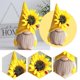 thumbnail image 5 of Gnomo de girasoles de peluche, adornos de muñeca Tomte enano elfo sin rostro negro Sywqhk Libre de BPA, 5 of 9