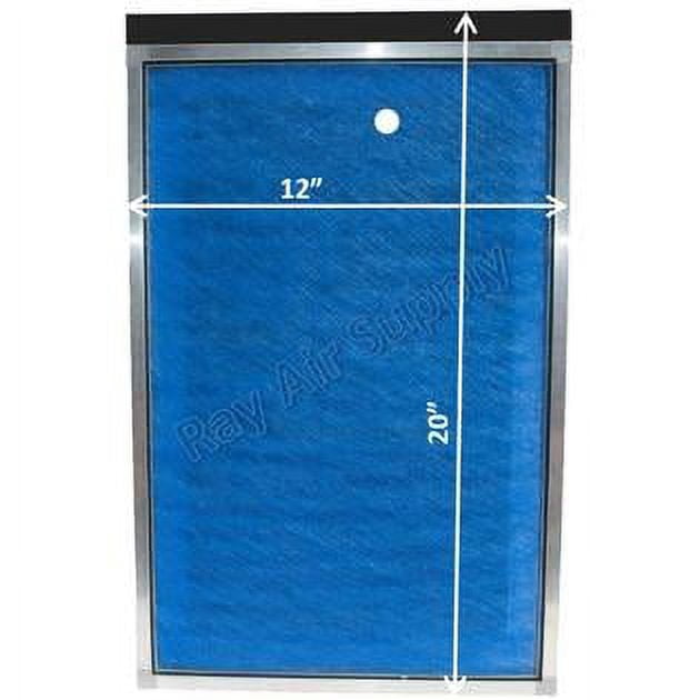 RAYAIR SUPPLY 12x20 Replacement Filter Pads Compatible with Dynamic Air Cleaner 12x20 Refills (3 Pack)