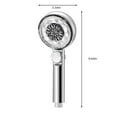 LSLJS Filtered Shower Head, High Pressure Handheld Shower Head with LED