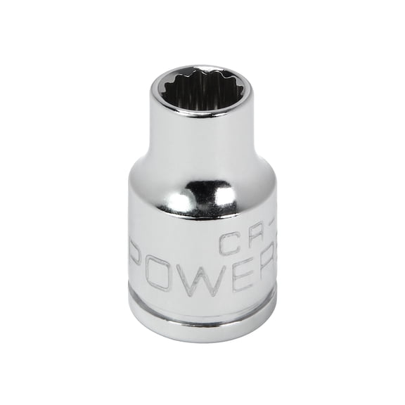 Powerbuilt 3/8 Inch Drive x 8 MM 12 Point Shallow Socket - 641013