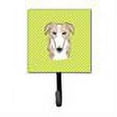 thumbnail image 2 of Carolines Treasures BB1290SH4 Checkerboard Lime Green Borzoi Leash Or Key Holder- 4.25 W x 7 H In., 2 of 2