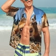 thumbnail image 4 of Picia Close-Up Curious Squirrel Gentle Cotton Regular Fit Short Sleeve Casual Hawaiian Shirt for Men-XX-Large, 4 of 8