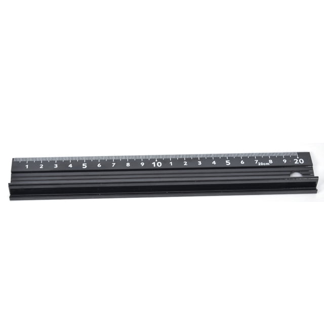 Regla de corte Accesorio de hardware de herramienta de medición de aleación de aluminio tipo L para medición de longitud (tipo L 20 cm)
