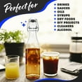 thumbnail image 7 of Nevlers 12 oz Round Swing Top Glass Bottles (Pack of 12) | Includes Funnel, Brush, Tags, Shrink Wrap and Marker, 7 of 7