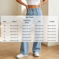 thumbnail image 3 of VBVC Women's Wide Leg Jeans with Pockets , Elastic Waist Pull On Denim Pants For Women, XS-XL, 3 of 6