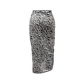 thumbnail image 3 of Ropa Playa Ocean Pacific para Mujer Pashmina Larga Estampado Zebra Negro Talla Única, 3 of 4