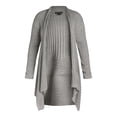 thumbnail image 2 of What's Next Women's and Women's Plus Striped Flyaway Cardigan Sweater, Midweight, Sizes XS-4X, 2 of 4
