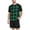 Z1-Army Green, variant on Dovford Mens Pajama Set Summer Pjs Sleepwear Nightwear Lightweight Quick Dry Soft Short Sleeve V-Neck Pjs Sleep Set With Pocket