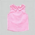 thumbnail image 2 of Aihuaihua Toddler Girls Plaid Tank Tops Cute Sleeveless Shirts for Kids Baby Casual Back Button Down Blouse Comfort Tank Tops Pink 12-18 Months, 2 of 6