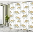 thumbnail image 4 of Ambesonne Colorful Shower Curtain, Wild Chameleon Lizard, 69"Wx84"L, Multicolor, 4 of 4