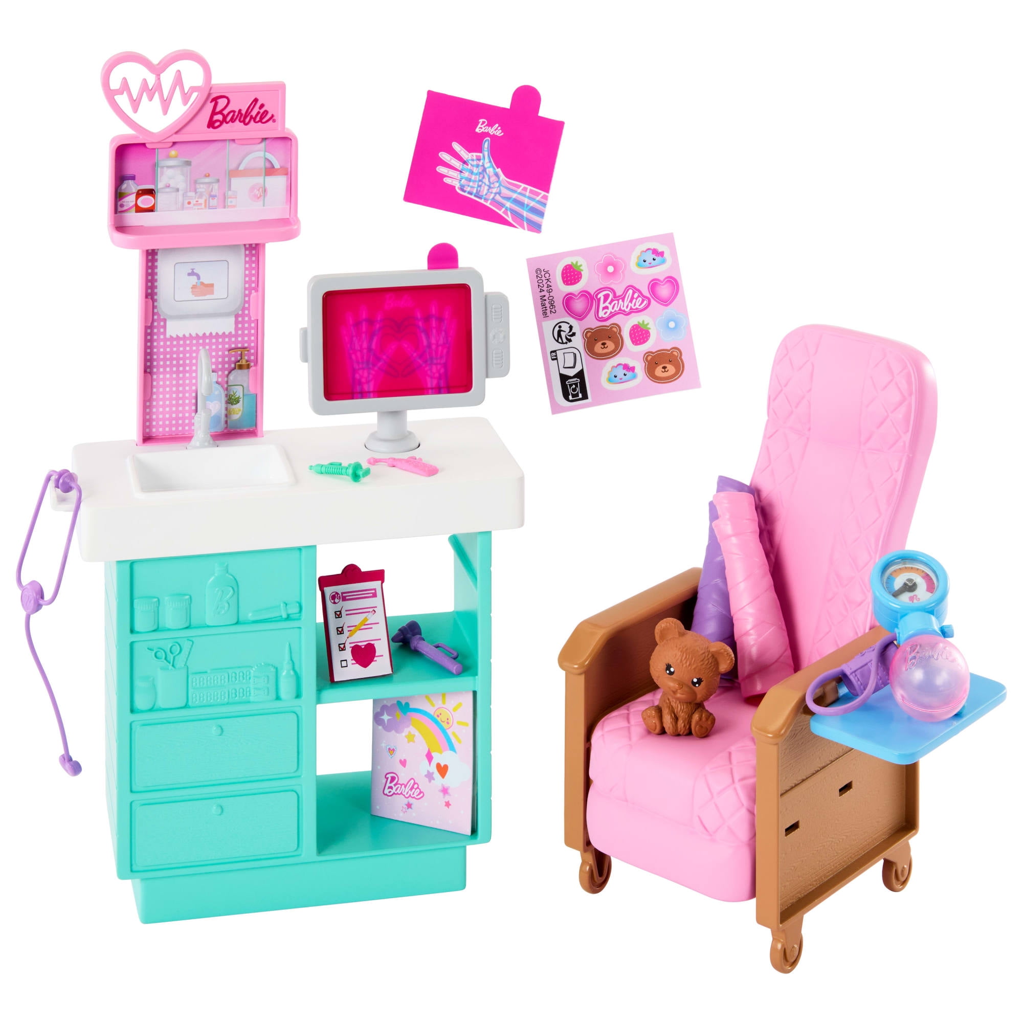Barbie Science Lab Playset with 2 Dolls, Lab Bench and 10+