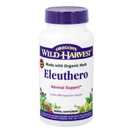 Oregon's Wild Harvest - Eleuthero - 90 Vegetarian Capsules