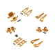 thumbnail image 4 of 1:20 RC Cars Repuestos de metal Brazo oscilante superior trasero Camiones RC Reemplaza para oro, 4 of 9