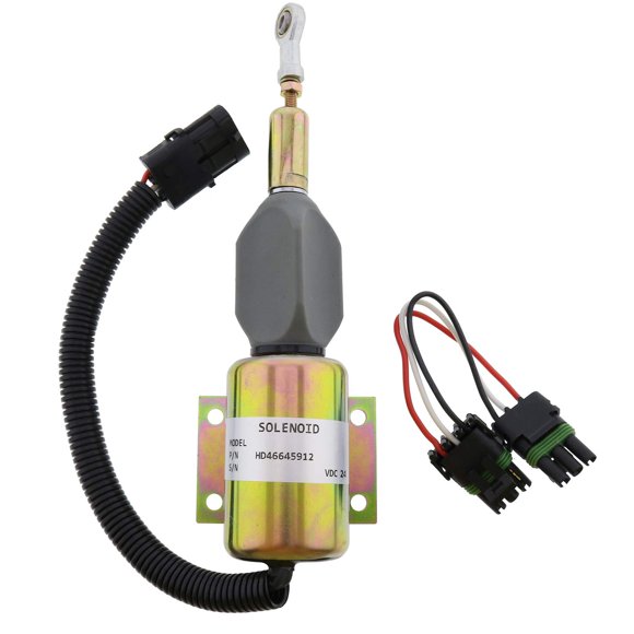 Électrovalve d'Arrêt de Carburant 24V RE502474 RE516083 pour John Deere 120 160LC 200LC 230LC 270LC 670C 672CH 624H
