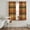 Orange, Green, Brown, variant on Brown Checked Sheer Curtains 63 Inch Length 2 Panels Set, Farmhouse Tan Brown Buffalo Plaid Voile Window Treatment Rod Pocket Curtains Sheers Drapes for Bedroom/Living Room/Kitchen 52x"63"x2