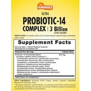 Sundance Vitamins Probiotic-10 Complex Capsules, 13 mg, 60 Count