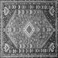 thumbnail image 1 of Ahgly Company Indoor Square Persian Gray Traditional Area Rugs, 4' Square, 1 of 1