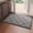 Gray, variant on JZCHUNTOY Bathroom Non Slip Floor Mat, 1 Piece 1.3 x 2 ft Absorbent Bath Rug, Soft Quick Dry Anti Skid Door Mat, Machine Washable Low Profile Floor Carpet for Shower Room, Bathroom, Entryway