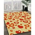 thumbnail image 2 of Ahgly Company Indoor Rectangle Patterned Orange Red Orange Area Rugs, 6' x 9', 2 of 6